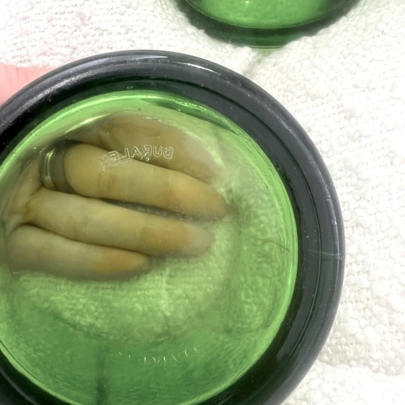 Vintage Midcentury 1970s Emerald Green Duralex France Coffee/Tea Cups - 2 - Picture 3 of 4